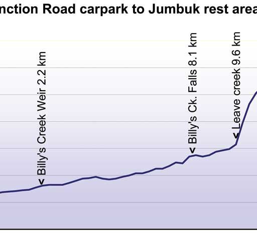 Junction road carpark to Jumbuk rest area