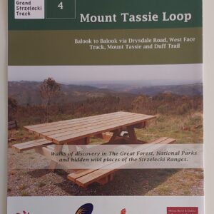 Topographical Hiking Map 4 – Mount Tassie Loop (includes postage)