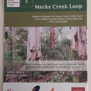 Topographical Hiking Map 5 – Macks Creek Loop (includes postage)